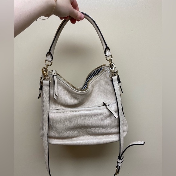 Ivory Leather Crossbody Handbag | Kate Spade - Picture 2 of 5